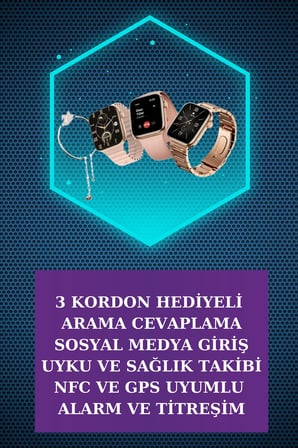 Dijital Göstergeli Powerbank Bluetooth Kulaklık ve Yeni Nesil Amoled Ekran Akıllı Saat - Lisinya