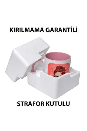 Beyaz Kupa Bardak Hello Kitty Deliye Döneriz