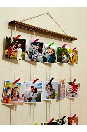 Ahşap Mandallı Anı Çerçevesi