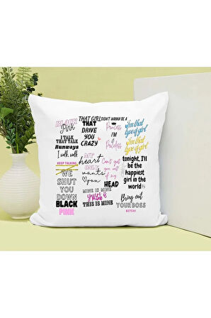 Blackpink Baskılı Kupa ve Yastık Hediyelik Set Arkadaşa Hediye