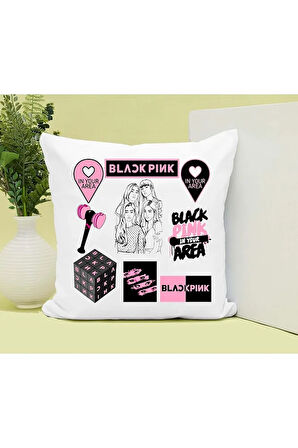 Blackpink Baskılı Kupa ve Yastık Hediyelik Set Arkadaşa Hediye