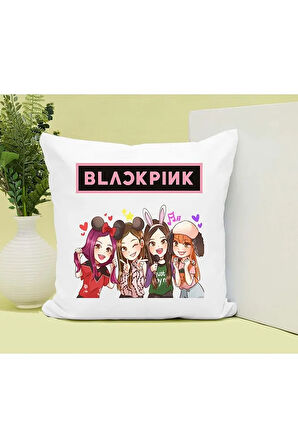Blackpink Baskılı Kupa ve Yastık Hediyelik Set Arkadaşa Hediye