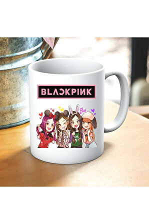 Blackpink Baskılı Kupa ve Yastık Hediyelik Set Arkadaşa Hediye