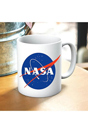 Uzay Nasa Baskılı Kupa ve Yastık Hediyelik Set Arkadaşa Hediye