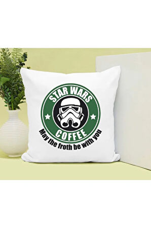 Star Wars Baskılı Kupa ve Yastık Hediyelik Set Arkadaşa Hediye
