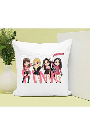 Blackpink Baskılı Kupa ve Yastık Hediyelik Set Arkadaşa Hediye