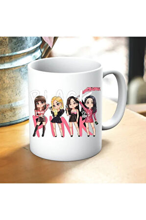 Blackpink Baskılı Kupa ve Yastık Hediyelik Set Arkadaşa Hediye