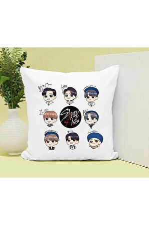 Stray Kids Baskılı Kupa ve Yastık Hediyelik Set Arkadaşa Hediye