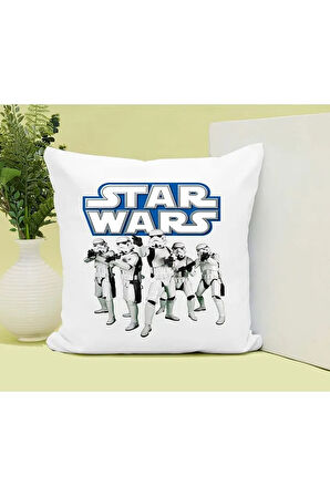 Star Wars Baskılı Kupa ve Yastık Hediyelik Set Arkadaşa Hediye