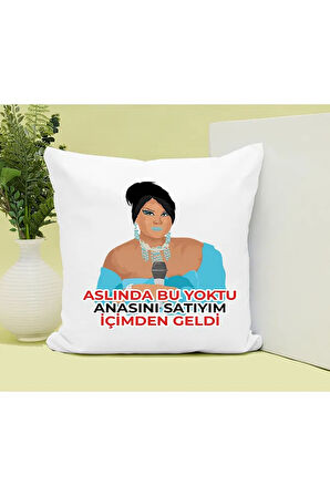 İçimden Geldi Baskılı Kupa ve Yastık Hediyelik Set Arkadaşa Hediye