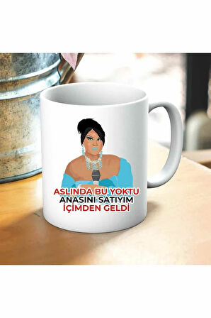 İçimden Geldi Baskılı Kupa ve Yastık Hediyelik Set Arkadaşa Hediye