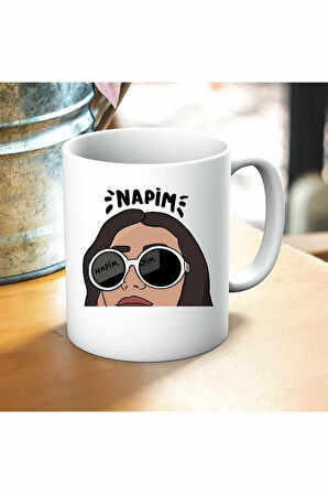 Napim Cool Baskılı Kupa ve Yastık Hediyelik Set Arkadaşa Hediye