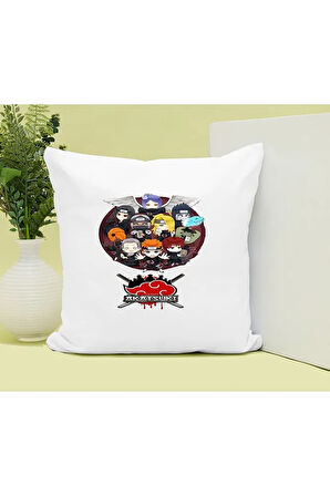 Akatsuki Anime Baskılı Kupa ve Yastık Hediyelik Set Arkadaşa Hediye