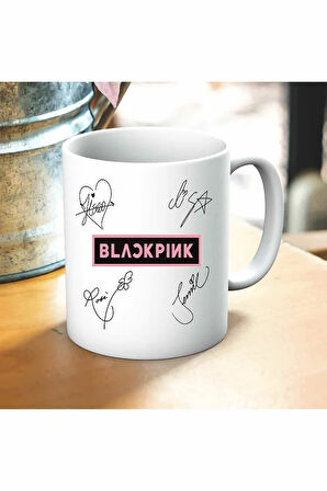 Blackpink Baskılı Kupa ve Yastık Hediyelik Set Arkadaşa Hediye