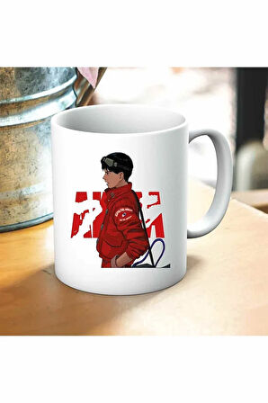 Akira Anime Baskılı Kupa ve Yastık Hediyelik Set Arkadaşa Hediye