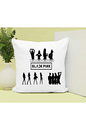 Blackpink Baskılı Kupa ve Yastık Hediyelik Set Arkadaşa Hediye