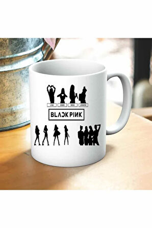 Blackpink Baskılı Kupa ve Yastık Hediyelik Set Arkadaşa Hediye