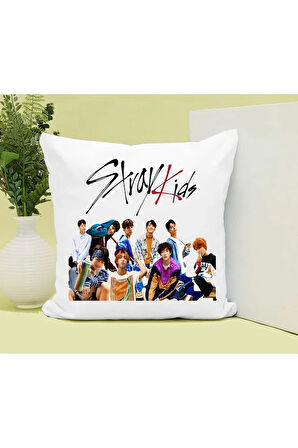 Stray Kids Baskılı Kupa ve Yastık Hediyelik Set Arkadaşa Hediye