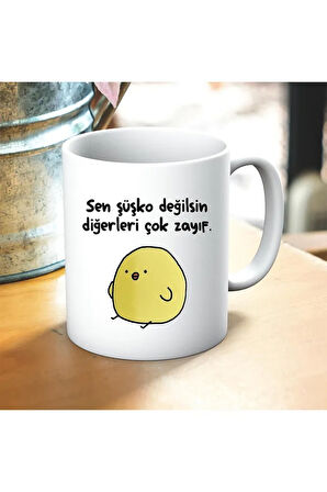 Diğerleri Zayıf Baskılı Kupa ve Yastık Hediyelik Set Arkadaşa Hediye