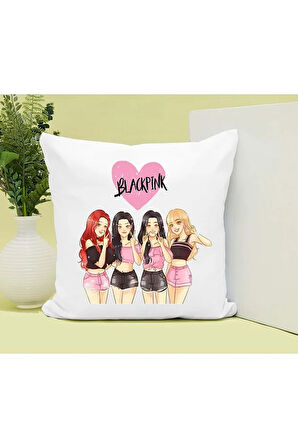 Blackpink Baskılı Kupa ve Yastık Hediyelik Set Arkadaşa Hediye