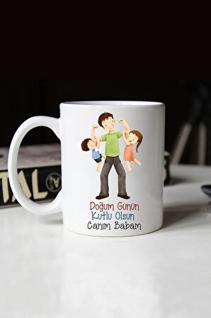 Babaya Doğum Günü Hediyesi Kupa Bardak