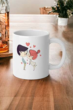 Sevgililer Gününe Özel 2'li Set / Kişiselleştirilebilir Tasarım Baskılı