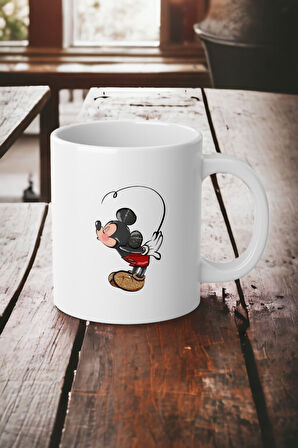 2'li Set Çift Taraflı Mickey & Minnie Premium Sevgili Tasarım Baskılı