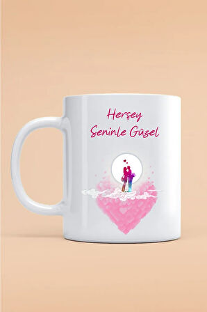 Sevgililer Gününe Kupa Bardak Sevgiliye