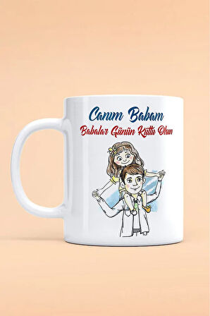 Babalar Gününe Özel Kupa Bardak - Babaya Hediye - Hediye Bardak