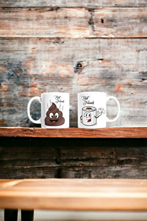 Hediyemi Çift Sevgili Aşk Evli Kanka Ikili Kupa Bardak 2 Adet