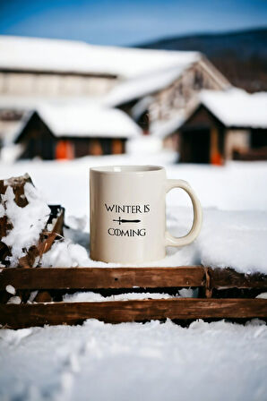 Hediyemi Winter Is Coming Game Of Thrones Baskılı Kupa Bardak