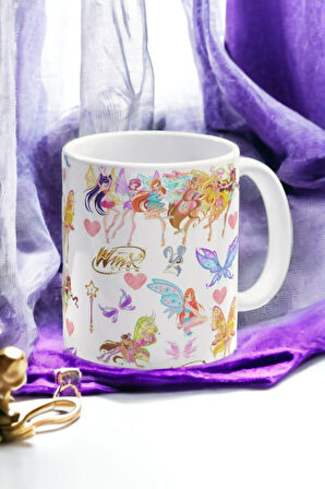 Hediyemi Baskılı Kupa Bardak  Winx Club Coffee Mug