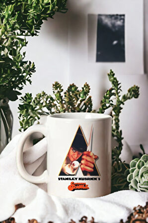 Hediyemi Clockwork Orange Otomatik Portakal Film Tasarım Çift Taraf Baskılı Kupa Bardak