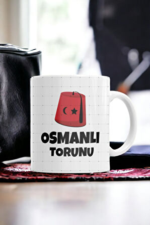 Hediyemi Osmanlı Torunu Baskılı Kupa Bardak