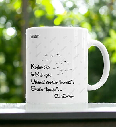 Hediyemi Şiir Cahit Zarifoğlu Kupa Bardak
