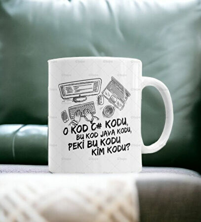 Hediyemi Esprili Yazılımcı Kupa Bardak