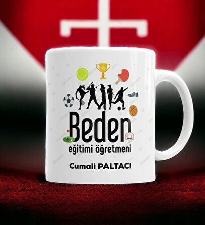 Hediyemi Beden Eğitimi Öğretmeni Kupa Bardak