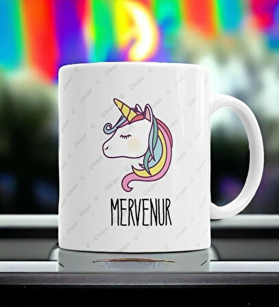 Hediyemi Unicorn Kişiye Özel Kupa Bardak