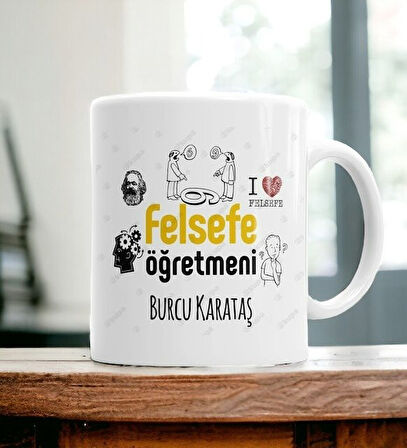 Hediyemi Felsefe Öğretmeni Kupa Bardak