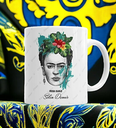 Hediyemi Frida Kahlo Kişiye Özel Kupa Bardak