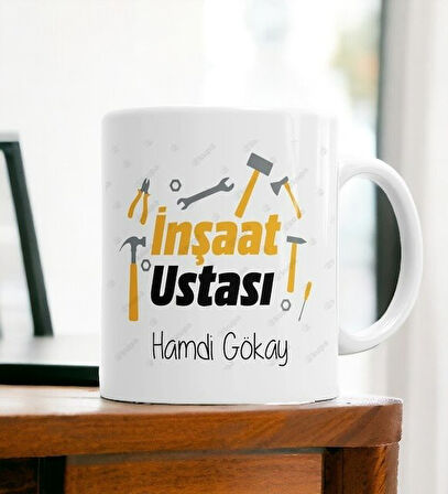 Hediyemi İnşaat Ustası Kupa Bardak