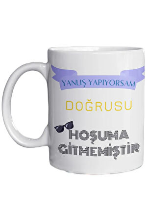 Sinir Sistemim Çöktü Yazılı Eğlenceli Özel Tasarım Baskılı Kupa Bardak Hediye Kupa Bardak