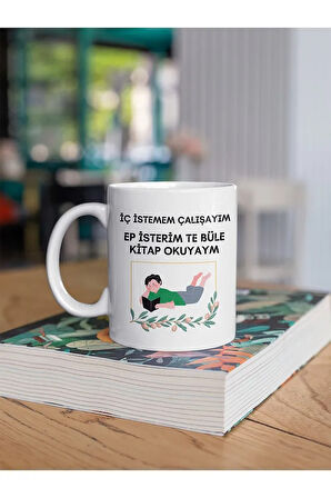 Allederiz Beya Yazılı Trakya Eğlenceli Eylül Design Özel Tasarım Baskılı Kupa Bardak-kahve Bardağı