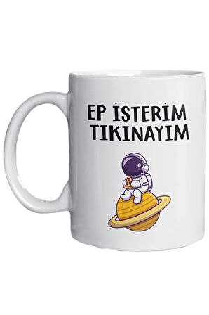 Allederiz Beya Yazılı Trakya Eğlenceli Eylül Design Özel Tasarım Baskılı Kupa Bardak-kahve Bardağı