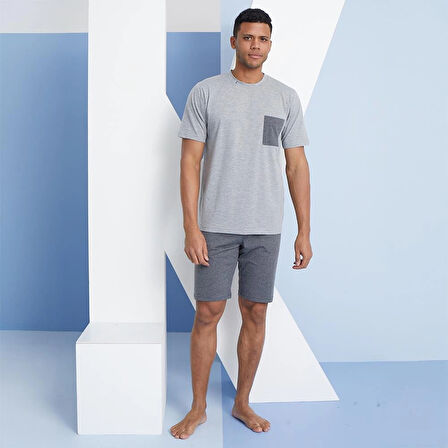 Kly 2008 Erkek O-Yaka Şortlu Takım