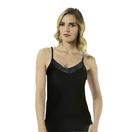 HMD B2495 Kadın Likralı Dantelli Atlet