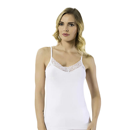 HMD B2496-2497 Kadın Likralı Dantelli Atlet