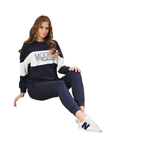 Poleren 8520 Kadın Kışlık Uzun Kollu Pijama Takım