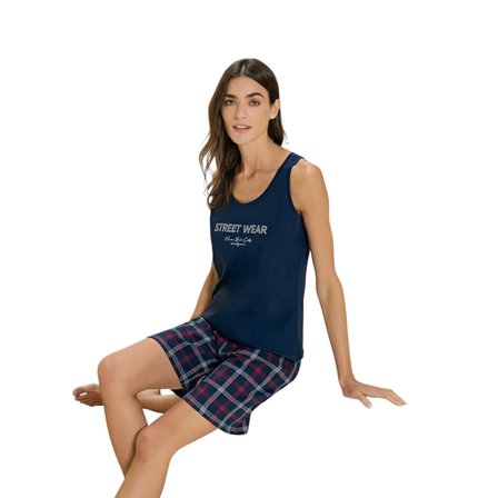 Over Sleep 3378 Kadın Yazlık Süprem Şort Pijama Takım (M-L-XL-XXL)