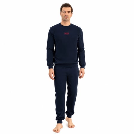 Elitepoint 1929 Erkek O-Yaka Kışlık Pijama Takım